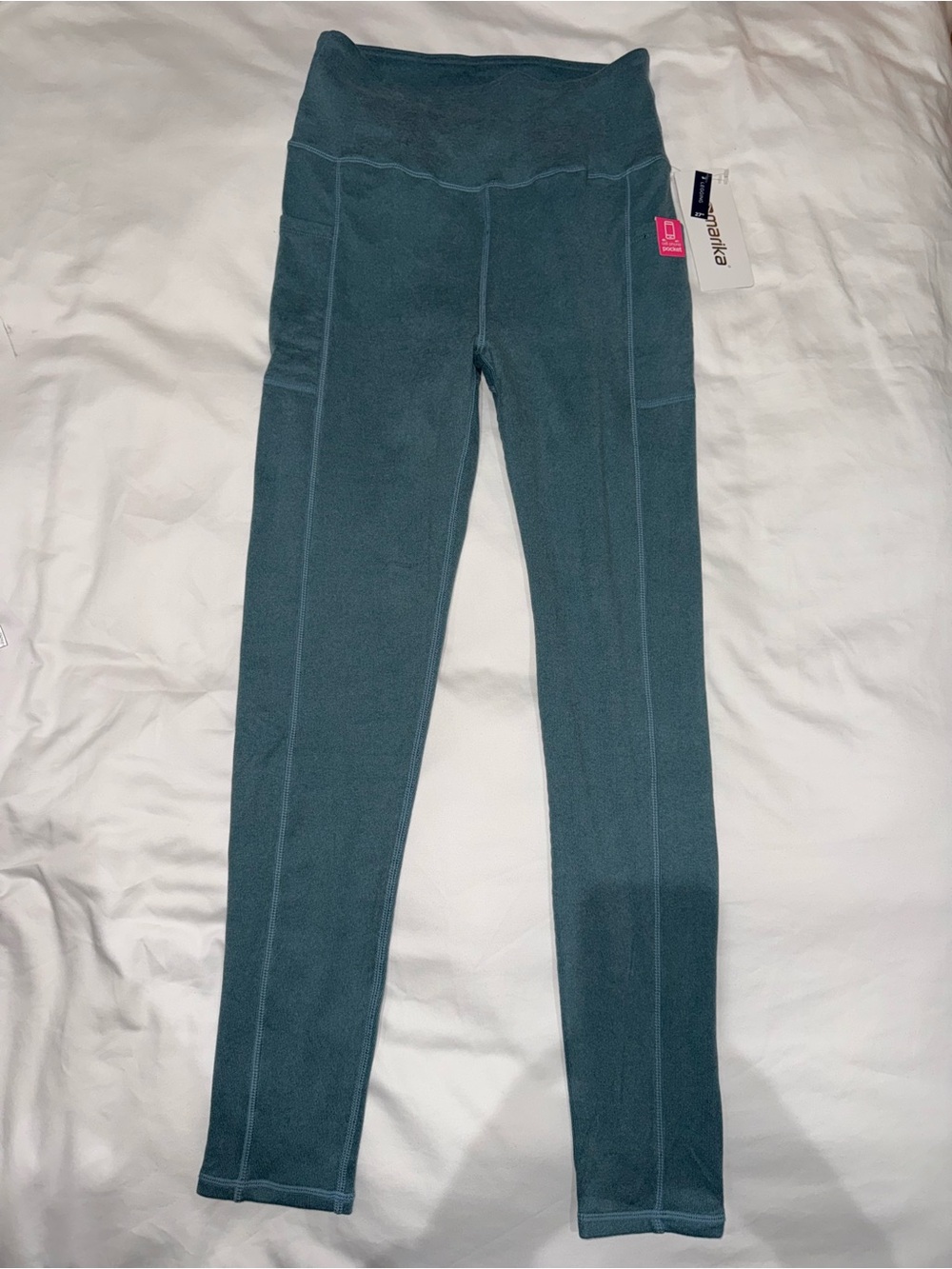 Marika Women’s Teal Fleece-Lined Leggings